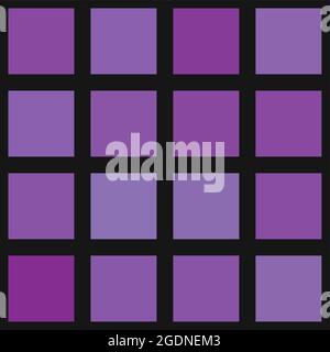 Abstrakte geometrische Farbpixel generative Kunstdarstellung Stock Vektor