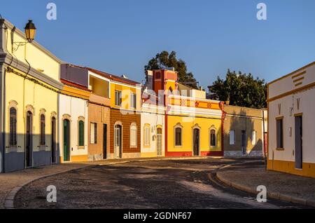 Blick auf Castro Marim Village an der Algarve Portugal Stockfoto