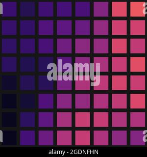 Abstrakte geometrische Farbpixel generative Kunstdarstellung Stock Vektor