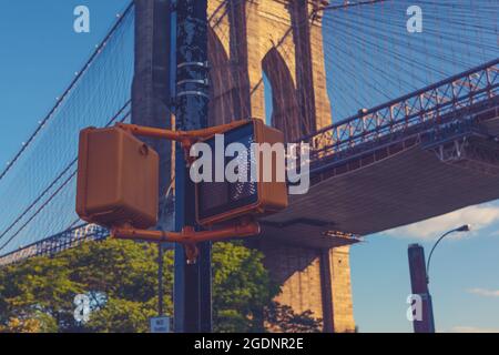 Straßen von Dumbo New York Stockfoto