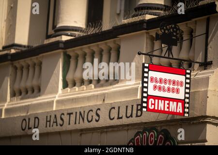 Electric Palace Cinema, kleines unabhängiges Kino Hastings, East Sussex, Großbritannien. Stockfoto