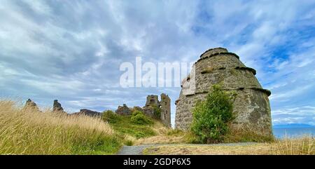 Dunure Castle ayrshire schottland Stockfoto