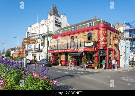 The Bulls Head & Watermans Arms, Lonsdale Road, Barnes, London Borough of Richmond upon Thames, Greater London, England, Vereinigtes Königreich Stockfoto