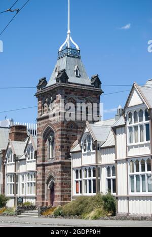 Historische Provincal Council-Gebäude, Armagh Street, Christchurch, Canterbury, Neuseeland Stockfoto