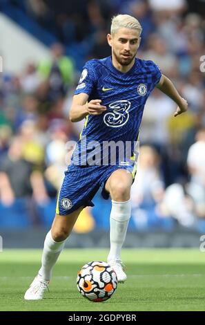 London, England, 14. August 2021. Jorgins von Chelsea während des Spiels der Premier League in Stamford Bridge, London. Bildnachweis sollte lauten: Paul Terry / Sportimage Stockfoto