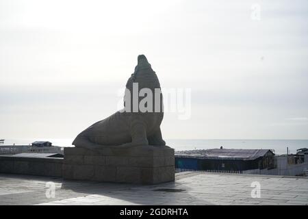 In te coas des atlantiks, die Stadt Mar del Plata Stockfoto