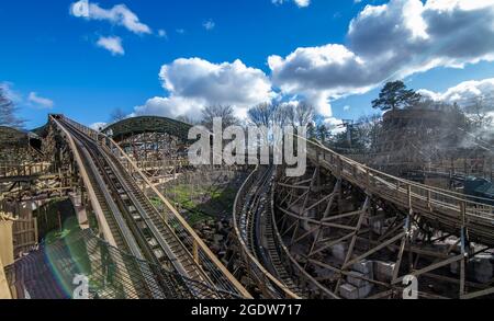 The Wicker Man Wickerman Alton Towers Media Preview Event Stockfoto