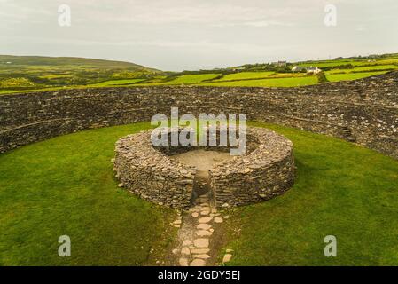 Cahergall megalithische Steinfestung in Irland Stockfoto