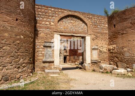 İznik ist eine so historische und alte Stadt, dass man es als ein Freilichtmuseum bezeichnen kann. Besuchsdatum 01. Juli 2021 Stockfoto