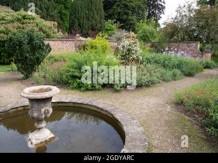 Newby Hall Gardens Der Herbstgarten Stockfoto