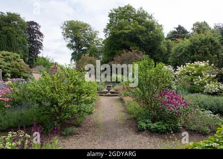 Newby Hall Gardens Der Herbstgarten Stockfoto