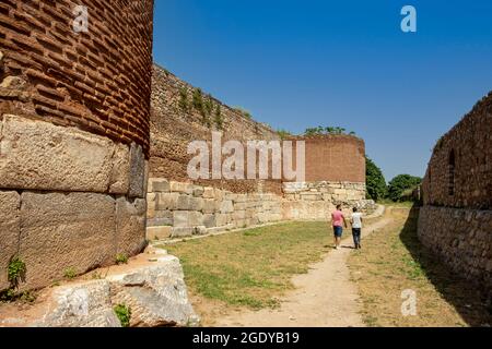 İznik ist eine so historische und alte Stadt, dass man es als ein Freilichtmuseum bezeichnen kann. Besuchsdatum 01. Juli 2021 Stockfoto