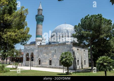 İznik ist eine so historische und alte Stadt, dass man es als ein Freilichtmuseum bezeichnen kann. Besuchsdatum 01. Juli 2021 Stockfoto