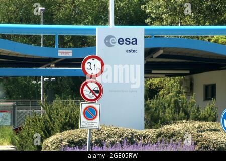 Die Europäische Weltraumorganisation (ESA) Estec Engineering in Katwijk in den Niederlanden Stockfoto