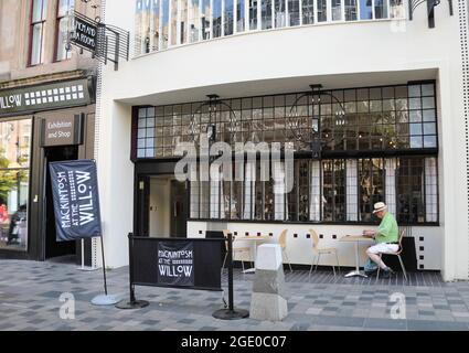 Mackintosh im Willow Tearoom in der Sauchiehall Street in Glasgow Stockfoto