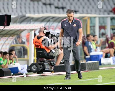 Turin, Italien. 15. August 2021. Während des Fußballspiels von Coppa Italia zwischen dem FC Turin und uns Cremonesen am 15. August 2021 im Stadio Grande Torino in Turin, Italien - Foto Nderim Kaceli Kredit: Unabhängige Fotoagentur/Alamy Live News Stockfoto