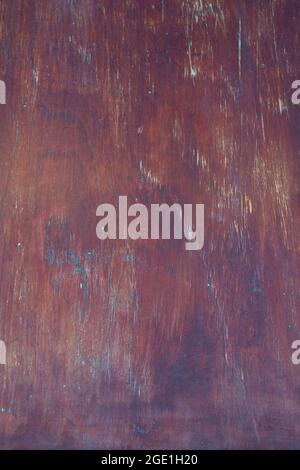 Abstrakt gemalten rot braunen Holz Hintergrund Hintergrund Stockfoto
