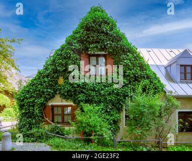 Ueblacker-Häusl, historische Hostelhäuser, Preysingstrasse, Haidhausen, München, Bayern, Deutschland, Europa Stockfoto