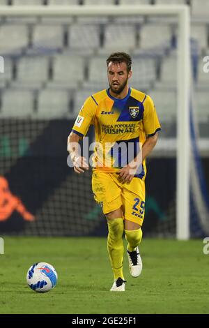 Przemyslaw Szyminski (Frosinone) während des italienischen Tim Cup-Spiels zwischen Venezia 9-8 Frosinone im Paolo Mazza-Stadion am 15. August 2021 in Ferrara, Italien. Quelle: Maurizio Borsari/AFLO/Alamy Live News Stockfoto