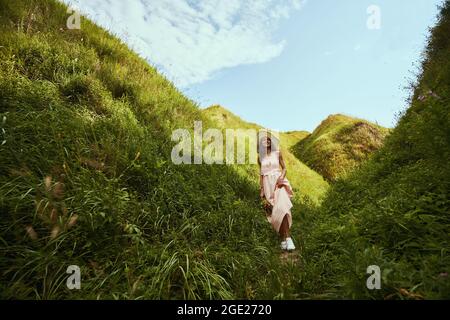 Eine Reise in die Natur ist immer eine tolle Idee Stockfoto