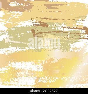 Der quadratische beige Hintergrund ist mit Farbe verschmiert. Vektorgrafik Stock Vektor