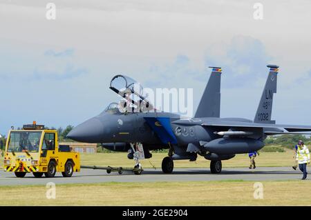 USAF Mc Donnell Douglas F-15E Eagle, 91-0312 Stockfoto