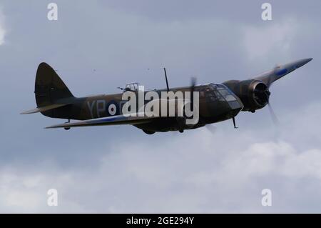 Bristol Blenheim 1, G-BPIV, L6739, East Kirkby, Lincolnshire, Stockfoto