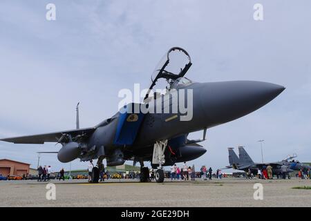 USAF Mc Donnell Douglas F-15 Eagle, Stockfoto