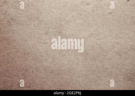 Braune raue Papiertextur, Vintage-Hintergrund, alte Kartonoberfläche aus Papier Stockfoto