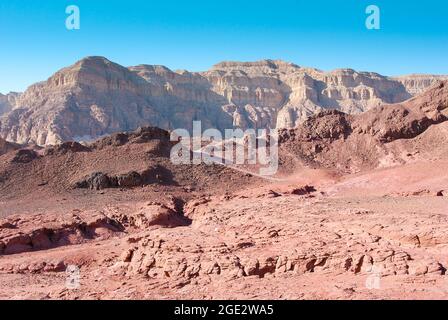 Timna Park in der Nähe von Eilat im Süden Israels, Wüste Stockfoto