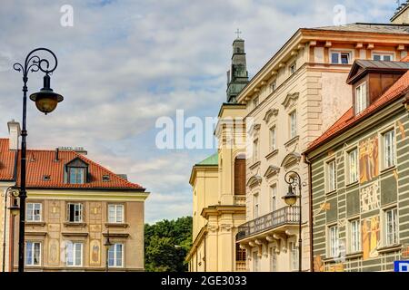 Warsaw Old Town, HDR-Bild Stockfoto