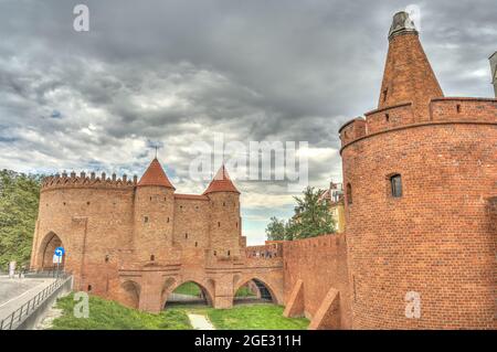 Warsaw Old Town, HDR-Bild Stockfoto