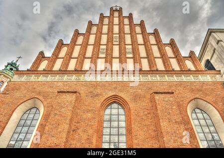 Warsaw Old Town, HDR-Bild Stockfoto