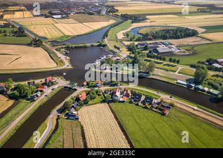 Niederlande, Westbeemster. Spijkerboor. Fort Spijkerboor. Amsterdam Defence Line, UNESCO-Weltkulturerbe. Das Fort in der Nähe von Spijkerboor befindet sich Stockfoto