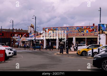 Henry Danters Treasure Island Vergnügungsparkade, Paget Road, Barry Island, Südwales, 2021 Stockfoto