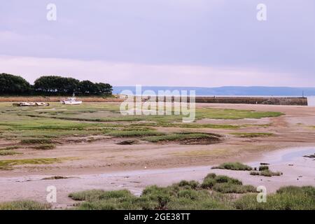 Barry Harbour, Barry Island, South Wales, Großbritannien, August 2021 Stockfoto