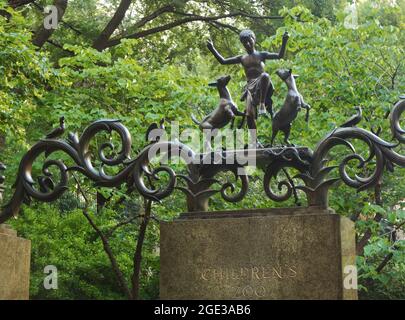 Kinderzoo im Central Park Manhattan NYC Stockfoto