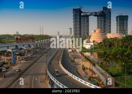 Kalkutta, Westbengalen, Indien - 1. Januar 2016 : Ma oder Maa Überführung, ist eine 4.5 Kilometer lange Überführung in Kalkutta. Von Alipore nach Eastern Metropolitan by Stockfoto