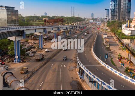 Kalkutta, Westbengalen, Indien - 1. Januar 2016 : Ma oder Maa Überführung, ist eine 4.5 Kilometer lange Überführung in Kalkutta. Von Alipore nach Eastern Metropolitan by Stockfoto