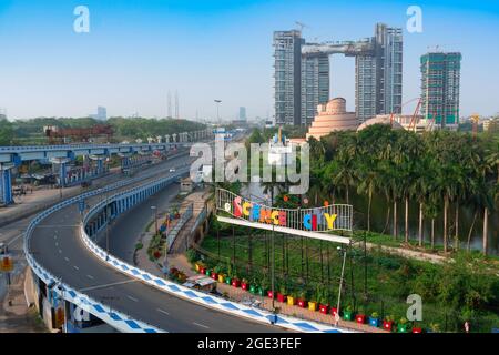 Kalkutta, Westbengalen, Indien - 1. Januar 2016 : Ma oder Maa Überführung, ist eine 4.5 Kilometer lange Überführung in Kalkutta. Von Alipore nach Eastern Metropolitan by Stockfoto