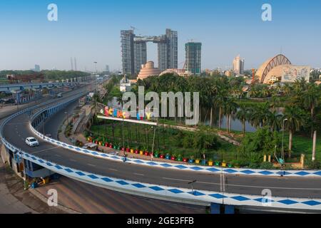 Kalkutta, Westbengalen, Indien - 1. Januar 2016 : Ma oder Maa Überführung, ist eine 4.5 Kilometer lange Überführung in Kalkutta. Von Alipore nach Eastern Metropolitan by Stockfoto