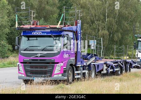 Cinch Autos LKW LKW Transporter Fahrzeug. Online-Gebrauchtwagenverkauf. Stockfoto