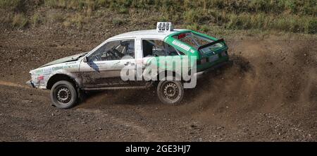 Deutschland, Eppe, 2018-07-07, Autocross-Rennstrecke des RSG Aartal Eppe. Stockfoto