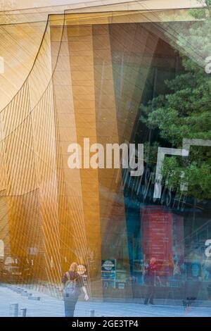 Multiple Exposure of Firstsite Gallery, Colchester Stockfoto