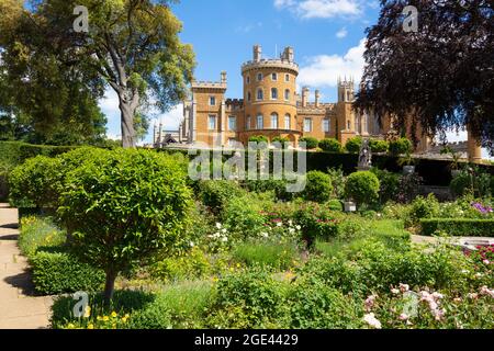 Belvoir Castle Rose Garden Valle of Belvoir Grantham Leicestershire England GB Europa Stockfoto