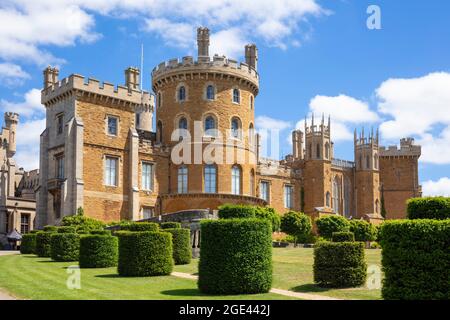 Belvoir Castle im Tal von Belvoir Grantham Leicestershire England GB Europa Stockfoto