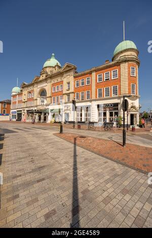 Das alte Opernhaus von Tunbridge Wells, heute ein Pub und Restaurants. In Tunbridge Wells Kent. Stockfoto