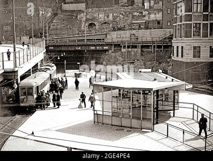 U-Bahn-Station-in-stockholm-in-1933 Stockfoto