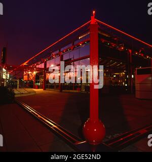 Der Punkt in Milton Keynes, England. Stockfoto