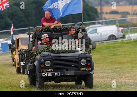 Kriegsverteran und Amputierte Ben Parkinson MBE aus Doncaster bei der Yorkshire Kriegserfahrung in Hunsworth, West Yorkshire, Großbritannien Stockfoto